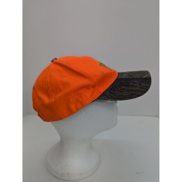 PSC 2015 Quail Hunt Dennis Lake Wing Club Men Orange Adj Strap Back Cap Hat - Picture 4 of 8